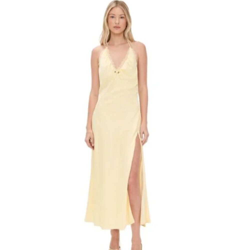 NIA Zaza Dress in Butter Yellow XS